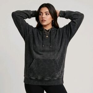 Women’s Oversized Black Hoodie